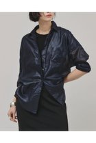 【カレンソロジー/Curensology】のシアーラスターシャツ 人気、トレンドファッション・服の通販 founy(ファニー) ファッション Fashion レディースファッション WOMEN トップス・カットソー Tops/Tshirt シャツ/ブラウス Shirts/Blouses 2025年 2025 2025春夏・S/S Ss,Spring/Summer,2025 クラシック Classic サテン Satin シアー Sheer スリーブ Sleeve フィット Fit ベーシック Basic ポケット Pocket モダン Modern リネン Linen リラックス Relax ロング Long エレガント 上品 Elegant 夏 Summer 春 Spring S/S・春夏 Ss・Spring/Summer thumbnail ネイビー|ID: prp329100004343866 ipo3291000000030317093