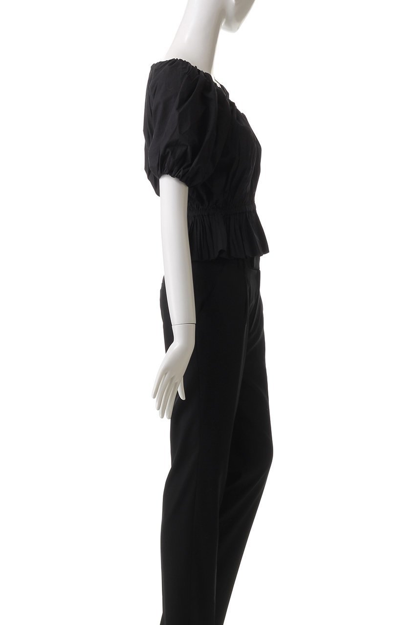 【マーレット/MERLETTE】のSILENE パフスリーブブラウス 人気、トレンドファッション・服の通販 founy(ファニー) 　ファッション　Fashion　レディースファッション　Fashion for Women　トップス・カットソー　Cut & Sew Tops　シャツ・ブラウス・オフィスカジュアル　Elegant Blouses & Button-Ups　ショート　Short, Short Length　スリーブ　Sleeve, Long Sleeve / Short Sleeve　デコルテ　Décolleté, Neckline　デニム　Denim, Jeans Material　フレア　Flare, Flared　other-3|ID: prp329100004343870 ipo3291000000032648874