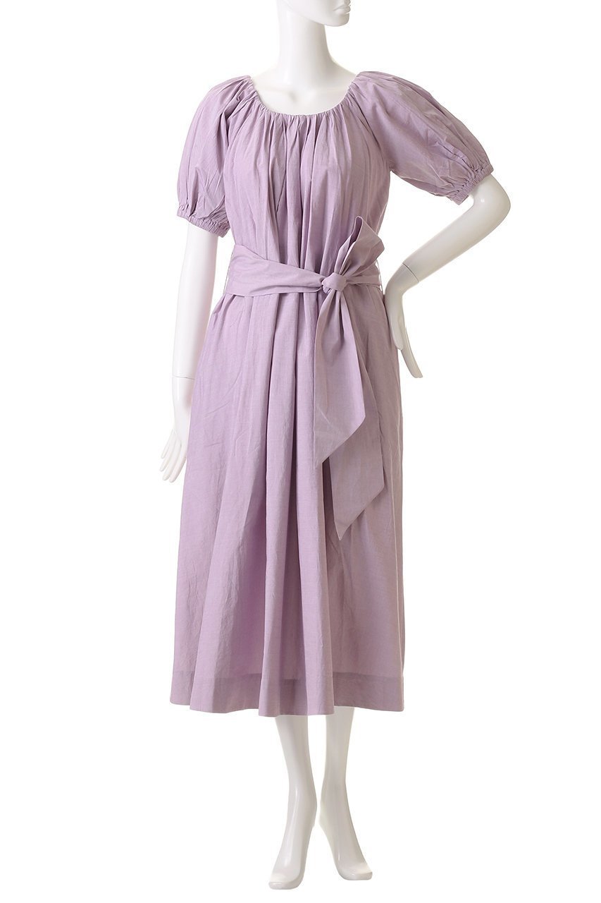 【マーレット/MERLETTE】のBASTION CHAMBRAY パフスリーブベルテッド2WAYドレス 人気、トレンドファッション・服の通販 founy(ファニー) 　ファッション　Fashion　レディースファッション　Fashion for Women　ワンピース　Dresses　フォーマル・パーティードレス・結婚式用ドレス　Elegant & Casual Dresses　チュニック　Tunic Tops & Dresses　スリーブ　Sleeve, Long Sleeve / Short Sleeve　チュニック　Tunic, Long Top　ドレス　Dress, One-Piece　other-2|ID: prp329100004343871 ipo3291000000032883272