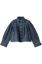 【マーレット/MERLETTE】のEASTON ヨーク切替デニムジャケット 人気、トレンドファッション・服の通販 founy(ファニー) ファッション Fashion レディースファッション Fashion for Women アウター Coat / Outerwear Collection レディースジャケット・軽アウター Jackets デニムジャケット / カジュアルアウター Denim Jackets おすすめ Recommended / Our Picks ショート Short, Short Length ジャケット Jacket, Outerwear デニム Denim, Jeans Material バランス Balance, Style Balance フェミニン Feminine, Girly ヨーク Yoke, Yoke Design 切替 Switching, Contrast Panel thumbnail ブルー|ID: prp329100004343872 ipo3291000000032953920