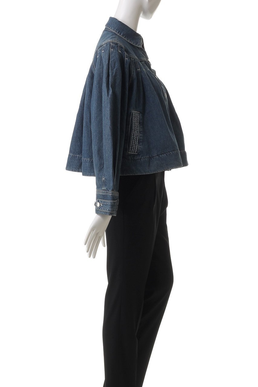 【マーレット/MERLETTE】のEASTON ヨーク切替デニムジャケット 人気、トレンドファッション・服の通販 founy(ファニー) 　ファッション　Fashion　レディースファッション　Fashion for Women　アウター　Coat / Outerwear Collection　レディースジャケット・軽アウター　Jackets　デニムジャケット / カジュアルアウター　Denim Jackets　おすすめ　Recommended / Our Picks　ショート　Short, Short Length　ジャケット　Jacket, Outerwear　デニム　Denim, Jeans Material　バランス　Balance, Style Balance　フェミニン　Feminine, Girly　ヨーク　Yoke, Yoke Design　切替　Switching, Contrast Panel　other-3|ID: prp329100004343872 ipo3291000000032953928