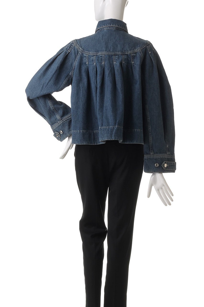 【マーレット/MERLETTE】のEASTON ヨーク切替デニムジャケット 人気、トレンドファッション・服の通販 founy(ファニー) 　ファッション　Fashion　レディースファッション　Fashion for Women　アウター　Coat / Outerwear Collection　レディースジャケット・軽アウター　Jackets　デニムジャケット / カジュアルアウター　Denim Jackets　おすすめ　Recommended / Our Picks　ショート　Short, Short Length　ジャケット　Jacket, Outerwear　デニム　Denim, Jeans Material　バランス　Balance, Style Balance　フェミニン　Feminine, Girly　ヨーク　Yoke, Yoke Design　切替　Switching, Contrast Panel　other-4|ID: prp329100004343872 ipo3291000000032953931