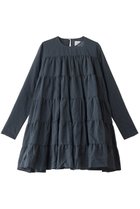 【マーレット/MERLETTE】のSOLIMAN STRIPE ティアードドレス ネイビー|ID: prp329100004343873 ipo3291000000032856795