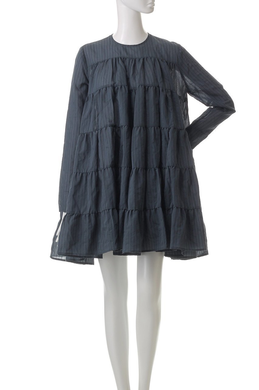 【マーレット/MERLETTE】のSOLIMAN STRIPE ティアードドレス 人気、トレンドファッション・服の通販 founy(ファニー) 　ファッション　Fashion　レディースファッション　Fashion for Women　ワンピース　Dresses　フォーマル・パーティードレス・結婚式用ドレス　Elegant & Casual Dresses　チュニック　Tunic Tops & Dresses　ストライプ　Stripe, Striped Pattern　チュニック　Tunic, Long Top　ドレス　Dress, One-Piece　other-2|ID: prp329100004343873 ipo3291000000032856798