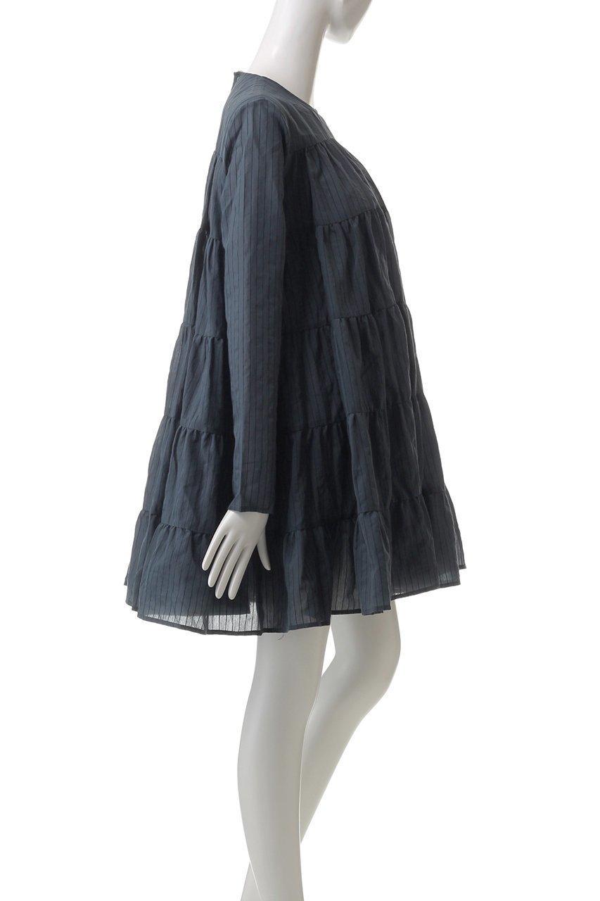 【マーレット/MERLETTE】のSOLIMAN STRIPE ティアードドレス 人気、トレンドファッション・服の通販 founy(ファニー) 　ファッション　Fashion　レディースファッション　Fashion for Women　ワンピース　Dresses　フォーマル・パーティードレス・結婚式用ドレス　Elegant & Casual Dresses　チュニック　Tunic Tops & Dresses　ストライプ　Stripe, Striped Pattern　チュニック　Tunic, Long Top　ドレス　Dress, One-Piece　other-3|ID: prp329100004343873 ipo3291000000032856804