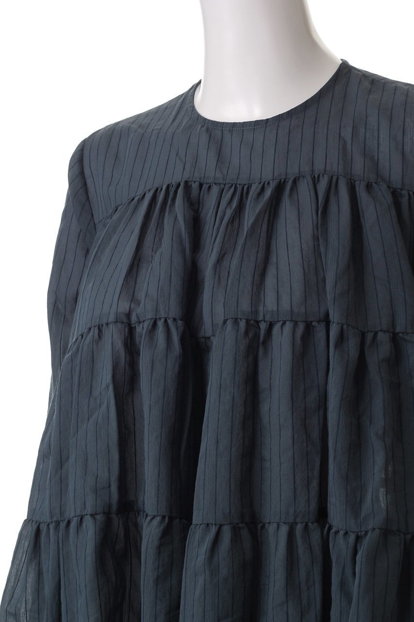 【マーレット/MERLETTE】のSOLIMAN STRIPE ティアードドレス 人気、トレンドファッション・服の通販 founy(ファニー) 　ファッション　Fashion　レディースファッション　Fashion for Women　ワンピース　Dresses　フォーマル・パーティードレス・結婚式用ドレス　Elegant & Casual Dresses　チュニック　Tunic Tops & Dresses　ストライプ　Stripe, Striped Pattern　チュニック　Tunic, Long Top　ドレス　Dress, One-Piece　other-5|ID: prp329100004343873 ipo3291000000032856816