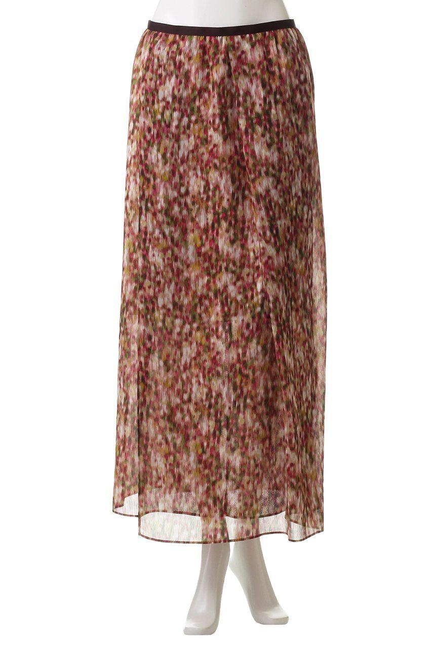 【ベイジ,/BEIGE,】のBORONIA(ボロニア)/フラワーシフォンロングスカート 人気、トレンドファッション・服の通販 founy(ファニー) 　ファッション　Fashion　レディースファッション　Fashion for Women　スカート　Skirts　ロングスカート　Long Skirts / Maxi & Midi Skirts　シアー　Sheer, See-Through　シフォン　Chiffon, Lightweight Fabric　フェミニン　Feminine, Girly　フラワー　Flower, Floral　プリント　Print, Printed Pattern　ロング　Long, Long-Length　再入荷　Restock / Back in Stock　春　Spring　other-2|ID: prp329100004343877 ipo3291000000032824806