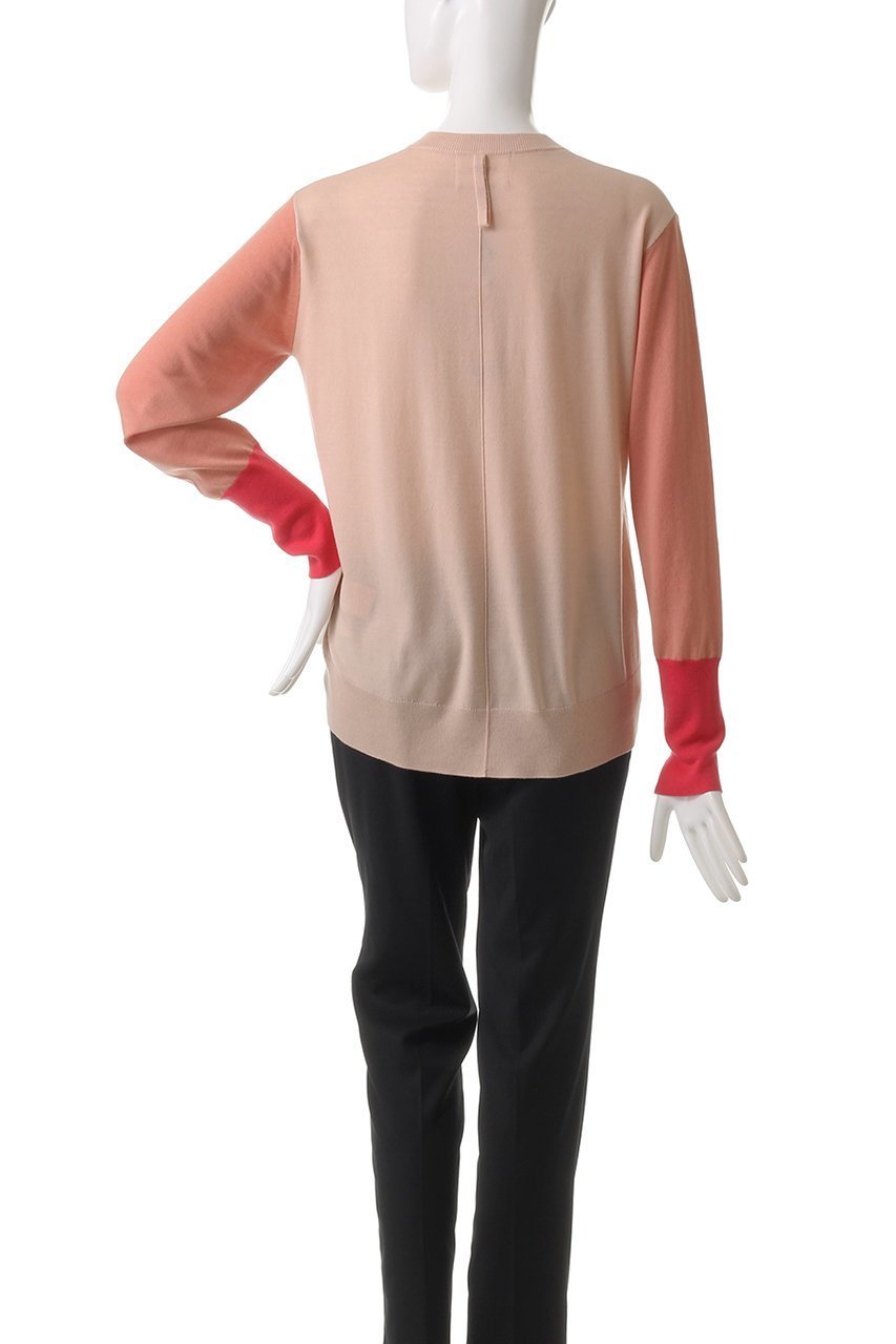 【ベイジ,/BEIGE,】のBURNET(バーネット)/カラーミックスVネックトップ 人気、トレンドファッション・服の通販 founy(ファニー) 　ファッション　Fashion　レディースファッション　Fashion for Women　トップス・カットソー　Cut & Sew Tops　ニット　Knit Tops & Sweaters　カジュアルプルオーバー・ニットトップス　Pullovers & Knit Tops / Casual Pullovers　Vネックトップス　V-Neck Tops / V-Cut Neckline Shirts　スリーブ　Sleeve, Long Sleeve / Short Sleeve　ベーシック　Basic, Essential　ミックス　Mix, Mixed Style　ロング　Long, Long-Length　other-4|ID: prp329100004343878 ipo3291000000035066150