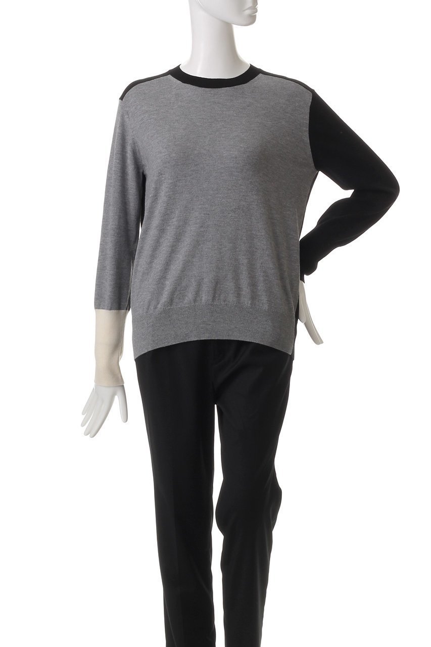 【ベイジ,/BEIGE,】のBURNET(バーネット)/カラーミックスクルーネックトップ 人気、トレンドファッション・服の通販 founy(ファニー) ファッション Fashion レディースファッション Fashion for Women トップス・カットソー Cut & Sew Tops ニット Knit Tops & Sweaters カジュアルプルオーバー・ニットトップス Pullovers & Knit Tops / Casual Pullovers ベーシック Basic, Essential other-2|ID: prp329100004343879 ipo3291000000035066165