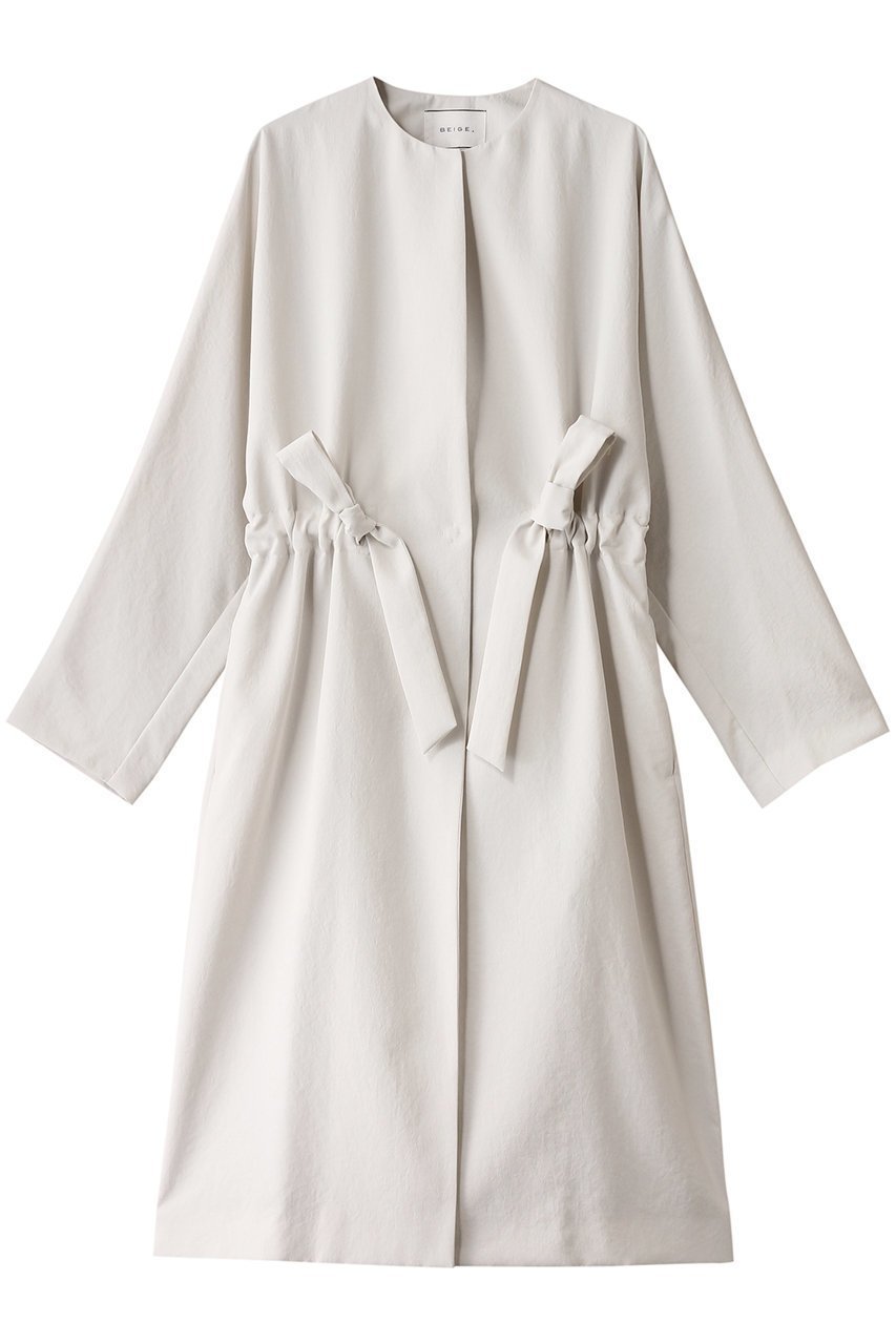 【ベイジ,/BEIGE,】のPORDIC(ポルディック)/ノーカラードルマンロングコート 人気、トレンドファッション・服の通販 founy(ファニー) 　ファッション　Fashion　レディースファッション　Fashion for Women　アウター　Coat / Outerwear Collection　コート・ロングコート・ピーコート　Long Coats, Peacoats & More　エレガント 上品　Elegant　フェミニン　Feminine, Girly　ロング　Long, Long-Length　定番　Standard, Basic Item　 other-1|ID: prp329100004343881 ipo3291000000032939127