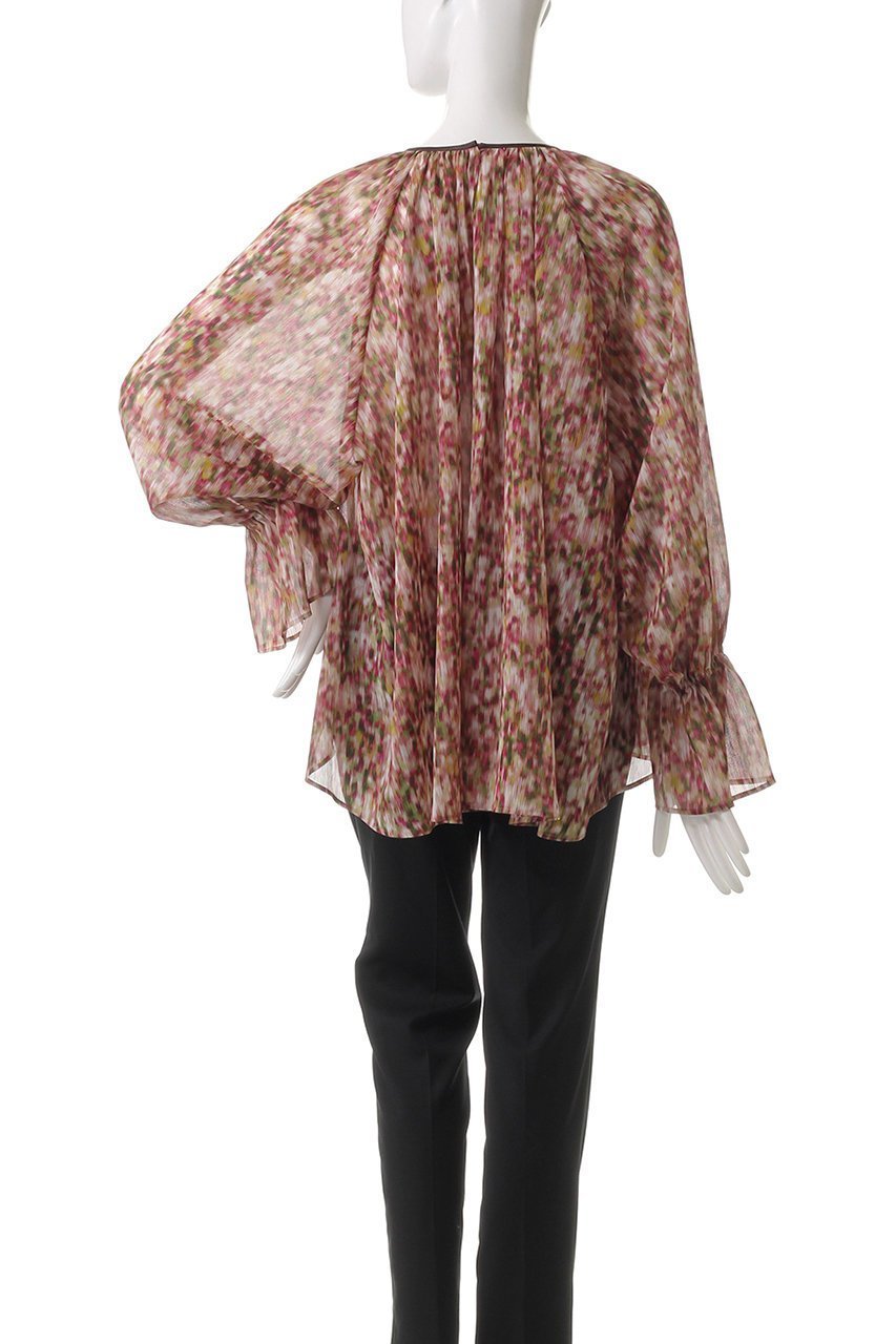 【ベイジ,/BEIGE,】のBORONIA(ボロニア)/フラワーシフォンブラウス 人気、トレンドファッション・服の通販 founy(ファニー) 　ファッション　Fashion　レディースファッション　Fashion for Women　トップス・カットソー　Cut & Sew Tops　シャツ・ブラウス・オフィスカジュアル　Elegant Blouses & Button-Ups　ギャザー　Gathered, Ruffled　シフォン　Chiffon, Lightweight Fabric　スプリング　Spring, Spring Collection　スリーブ　Sleeve, Long Sleeve / Short Sleeve　フェミニン　Feminine, Girly　フラワー　Flower, Floral　プリント　Print, Printed Pattern　ロング　Long, Long-Length　春　Spring　other-4|ID: prp329100004343882 ipo3291000000032877357