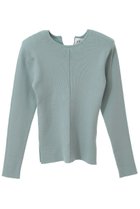 【マルティニーク/martinique】の【l heritage martinique】パワーショルダーリブプルオーバー ミント|ID: prp329100004345055 ipo3291000000032704940