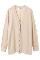【マルティニーク/martinique】の【l heritage martinique】シルクVネックカーディガン サンドベージュ|ID: prp329100004345059 ipo3291000000032706134