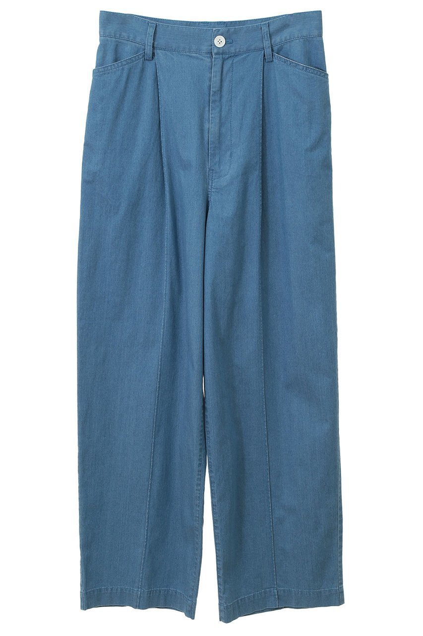 【マルティニーク/martinique】の【l heritage martinique】ライトオンスデニムパンツ(セットアップ可) 人気、トレンドファッション・服の通販 founy(ファニー) 　ファッション　Fashion　レディースファッション　Fashion for Women　セットアップ　Matching Sets　レディースパンツ・ボトムス　Pants & Trousers / Bottoms　パンツ　Pants & Trousers　デニムパンツ・ジーンズ・美脚デニム　Denim Jeans & Pants　ヴィンテージ　Vintage Style　スタンダード　Standard, Basic　セットアップ　Set-Up, Coordinated Outfit　センター　Center, Center Line　デニム　Denim, Jeans Material　再入荷　Restock / Back in Stock　おすすめ　Recommended / Our Picks　 other-1|ID: prp329100004345061 ipo3291000000032705309