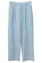 【マルティニーク/martinique】の【l heritage martinique】ライトオンスデニムパンツ(セットアップ可) 人気、トレンドファッション・服の通販 founy(ファニー) ファッション Fashion レディースファッション Fashion for Women セットアップ Matching Sets レディースパンツ・ボトムス Pants & Trousers / Bottoms パンツ Pants & Trousers デニムパンツ・ジーンズ・美脚デニム Denim Jeans & Pants ヴィンテージ Vintage Style スタンダード Standard, Basic セットアップ Set-Up, Coordinated Outfit センター Center, Center Line デニム Denim, Jeans Material 再入荷 Restock / Back in Stock おすすめ Recommended / Our Picks thumbnail アイスブルー3|ID: prp329100004345061 ipo3291000000032705314