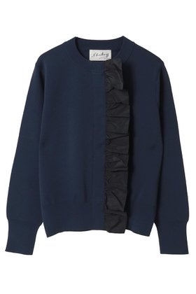 【マルティニーク/martinique】 【l heritage martinique】タフタフリルカーディガン人気、トレンドファッション・服の通販 founy(ファニー) ファッション Fashion レディースファッション Fashion for Women トップス・カットソー Cut & Sew Tops ニット Knit Tops & Sweaters カーディガン・羽織り Layered Style Cardigans ヴィンテージ Vintage Style カーディガン Cardigan, Knitwear ジャケット Jacket, Outerwear スタンダード Standard, Basic タフタ Taffeta, Structured Fabric フリル Frill, Ruffle ブルゾン Blouson, Bomber Jacket おすすめ Recommended / Our Picks |ID:prp329100004345065