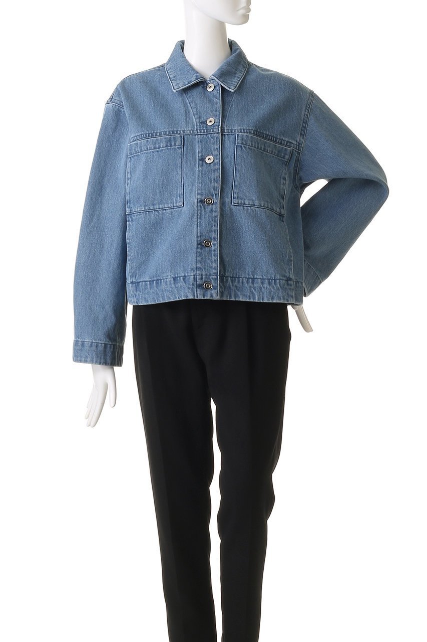 【ハウス オブ ロータス/HOUSE OF LOTUS】のデニムジャケット 人気、トレンドファッション・服の通販 founy(ファニー) 　ファッション　Fashion　レディースファッション　Fashion for Women　アウター　Coat / Outerwear Collection　レディースジャケット・軽アウター　Jackets　デニムジャケット / カジュアルアウター　Denim Jackets　おすすめ　Recommended / Our Picks　インディゴ　Indigo Denim　ショート　Short, Short Length　ジャケット　Jacket, Outerwear　ダブル　Double, Double-Breasted　デニム　Denim, Jeans Material　ブリーチ　Bleach, Washed Finish　ワイド　Wide, Wide Fit　春　Spring　other-2|ID: prp329100004345111 ipo3291000000032952456