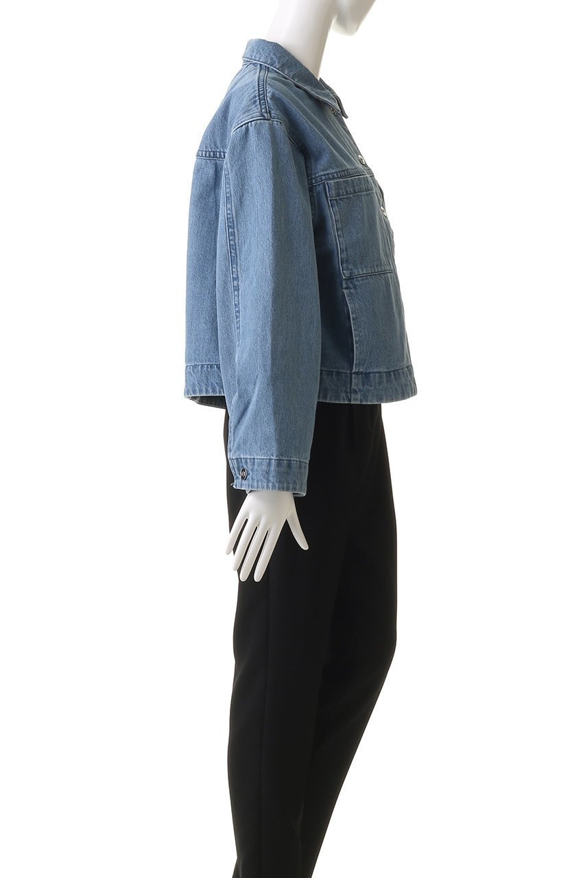 【ハウス オブ ロータス/HOUSE OF LOTUS】のデニムジャケット 人気、トレンドファッション・服の通販 founy(ファニー) 　ファッション　Fashion　レディースファッション　Fashion for Women　アウター　Coat / Outerwear Collection　レディースジャケット・軽アウター　Jackets　デニムジャケット / カジュアルアウター　Denim Jackets　おすすめ　Recommended / Our Picks　インディゴ　Indigo Denim　ショート　Short, Short Length　ジャケット　Jacket, Outerwear　ダブル　Double, Double-Breasted　デニム　Denim, Jeans Material　ブリーチ　Bleach, Washed Finish　ワイド　Wide, Wide Fit　春　Spring　other-3|ID: prp329100004345111 ipo3291000000032952460