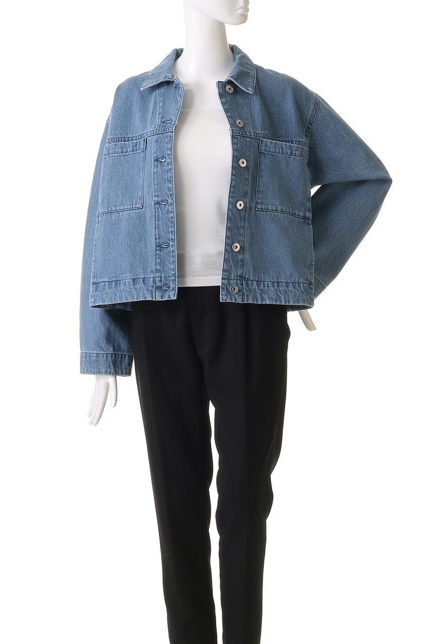 【ハウス オブ ロータス/HOUSE OF LOTUS】のデニムジャケット 人気、トレンドファッション・服の通販 founy(ファニー) 　ファッション　Fashion　レディースファッション　Fashion for Women　アウター　Coat / Outerwear Collection　レディースジャケット・軽アウター　Jackets　デニムジャケット / カジュアルアウター　Denim Jackets　おすすめ　Recommended / Our Picks　インディゴ　Indigo Denim　ショート　Short, Short Length　ジャケット　Jacket, Outerwear　ダブル　Double, Double-Breasted　デニム　Denim, Jeans Material　ブリーチ　Bleach, Washed Finish　ワイド　Wide, Wide Fit　春　Spring　other-7|ID: prp329100004345111 ipo3291000000032952474