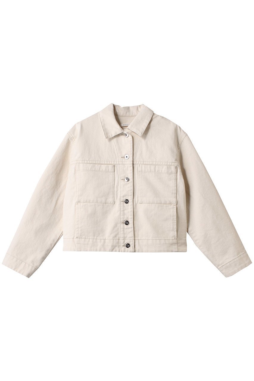 【ハウス オブ ロータス/HOUSE OF LOTUS】のデニムジャケット インテリア・キッズ・メンズ・レディースファッション・服の通販 founy(ファニー) ファッション Fashion レディースファッション Fashion for Women アウター Coat / Outerwear Collection レディースジャケット・軽アウター Jackets デニムジャケット / カジュアルアウター Denim Jackets おすすめ Recommended / Our Picks インディゴ Indigo Denim ショート Short, Short Length ジャケット Jacket, Outerwear ダブル Double, Double-Breasted デニム Denim, Jeans Material ブリーチ Bleach, Washed Finish ワイド Wide, Wide Fit 春 Spring ベージュ|ID: prp329100004345111 ipo3291000000035272545