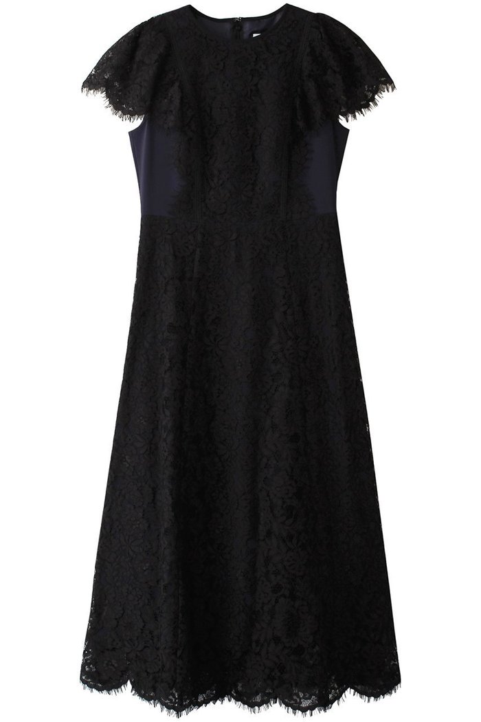 【アルアバイル/allureville】の【Loulou Willoughby】パイピングキリカエレースワンピース インテリア・キッズ・メンズ・レディースファッション・服の通販 founy(ファニー) https://founy.com/ ファッション Fashion レディースファッション WOMEN ワンピース Dress チュニック Tunic スカラップ Scalloped チュニック Tunic パーティ Party レース Race ロング Long |ID: prp329100004345114 ipo3291000000030328249