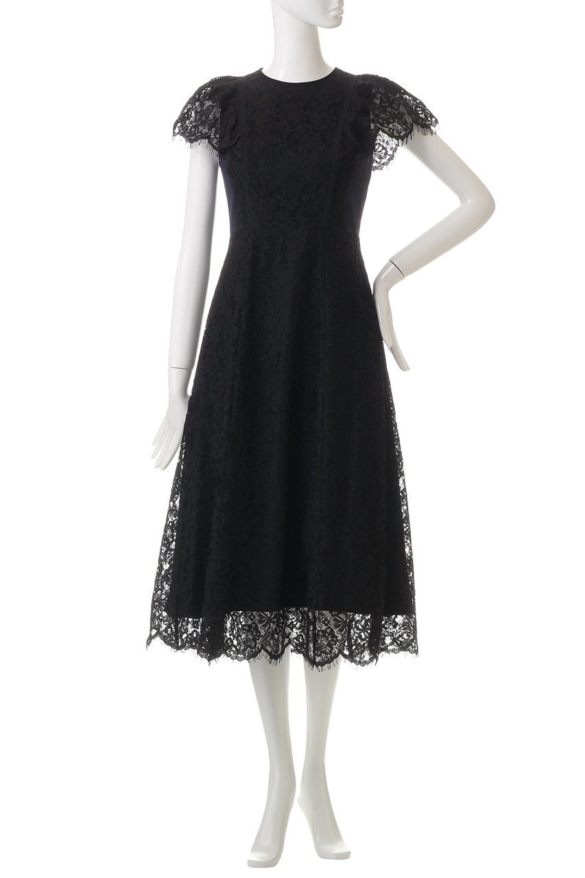 【アルアバイル/allureville】の【Loulou Willoughby】パイピングキリカエレースワンピース 人気、トレンドファッション・服の通販 founy(ファニー) 　ファッション　Fashion　レディースファッション　Fashion for Women　ワンピース　Dresses　チュニック　Tunic Tops & Dresses　スカラップ　Scallop, Scalloped Edge　チュニック　Tunic, Long Top　パーティ　Party, Party Style　レース　Lace, Lace Fabric　ロング　Long, Long-Length　other-2|ID: prp329100004345114 ipo3291000000032883556