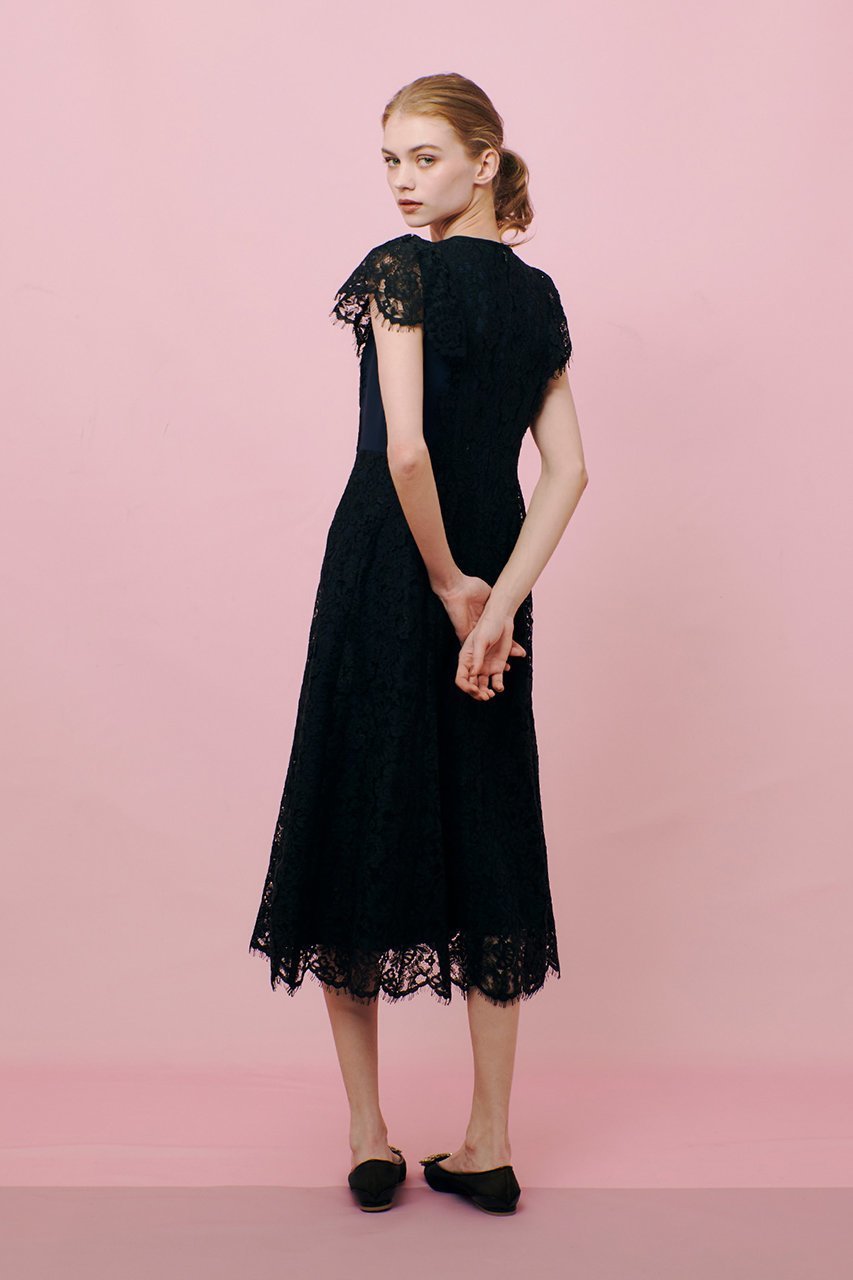 【アルアバイル/allureville】の【Loulou Willoughby】パイピングキリカエレースワンピース 人気、トレンドファッション・服の通販 founy(ファニー) 　ファッション　Fashion　レディースファッション　Fashion for Women　ワンピース　Dresses　チュニック　Tunic Tops & Dresses　スカラップ　Scallop, Scalloped Edge　チュニック　Tunic, Long Top　パーティ　Party, Party Style　レース　Lace, Lace Fabric　ロング　Long, Long-Length　other-8|ID: prp329100004345114 ipo3291000000032883580