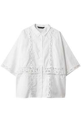 【ミズイロ インド/mizuiro ind】 batten lace wide shirt シャツ人気、トレンドファッション・服の通販 founy(ファニー) ファッション Fashion レディースファッション WOMEN トップス・カットソー Tops/Tshirt シャツ/ブラウス Shirts/Blouses 2025年 2025 2025春夏・S/S Ss,Spring/Summer,2025 スリーブ Sleeve フェミニン Feminine マニッシュ Mannish レース Race ロング Long ワイド Wide エレガント 上品 Elegant 今季 This Season 夏 Summer 春 Spring S/S・春夏 Ss・Spring/Summer |ID:prp329100004345115