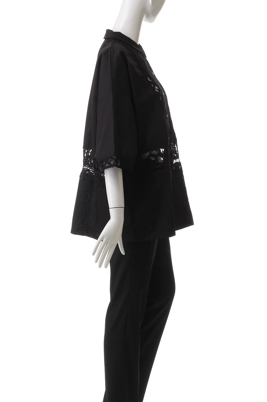 【ミズイロ インド/mizuiro ind】のbatten lace wide shirt シャツ 人気、トレンドファッション・服の通販 founy(ファニー) 　ファッション　Fashion　レディースファッション　Fashion for Women　トップス・カットソー　Cut & Sew Tops　シャツ・ブラウス・オフィスカジュアル　Elegant Blouses & Button-Ups　スリーブ　Sleeve, Long Sleeve / Short Sleeve　フェミニン　Feminine, Girly　マニッシュ　Mannish, Boyish　レース　Lace, Lace Fabric　ロング　Long, Long-Length　ワイド　Wide, Wide Fit　エレガント 上品　Elegant　今季　This Season, Current Season　other-3|ID: prp329100004345115 ipo3291000000032875160