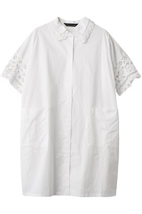 【ミズイロ インド/mizuiro ind】 batten lace wide shirt OP ワンピース人気、トレンドファッション・服の通販 founy(ファニー) ファッション Fashion レディースファッション WOMEN ワンピース Dress チュニック Tunic 2025年 2025 2025春夏・S/S Ss,Spring/Summer,2025 チュニック Tunic フェミニン Feminine フロント Front レース Race エレガント 上品 Elegant 夏 Summer 春 Spring S/S・春夏 Ss・Spring/Summer |ID:prp329100004345116