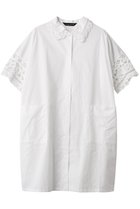 【ミズイロ インド/mizuiro ind】のbatten lace wide shirt OP ワンピース 人気、トレンドファッション・服の通販 founy(ファニー) ファッション Fashion レディースファッション WOMEN ワンピース Dress チュニック Tunic 2025年 2025 2025春夏・S/S Ss,Spring/Summer,2025 チュニック Tunic フェミニン Feminine フロント Front レース Race エレガント 上品 Elegant 夏 Summer 春 Spring S/S・春夏 Ss・Spring/Summer thumbnail off white|ID: prp329100004345116 ipo3291000000030328255