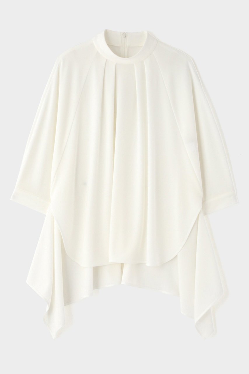 【ル フィル/LE PHIL】のトリアセポンチカットソー インテリア・キッズ・メンズ・レディースファッション・服の通販 founy(ファニー) ファッション Fashion レディースファッション Fashion for Women トップス・カットソー Cut & Sew Tops シャツ・ブラウス・オフィスカジュアル Elegant Blouses & Button-Ups ロングTシャツ・Tシャツ Longline T-Shirts & Tees カットソー・ベーシックTシャツ Cut-and-Sewn Tops / Stretch Tees & Basics カッティング Cutting Detail ショート Short, Short Length シンプル Simple, Minimal スタンド Stand Collar, Upright Stand スリーブ Sleeve, Long Sleeve / Short Sleeve ドレープ Drape, Draping Fabric マニッシュ Mannish, Boyish モダン Modern, Contemporary リラックス Relax, Relaxed Fit エレガント 上品 Elegant ホワイト|ID: prp329100004345118 ipo3291000000032810178