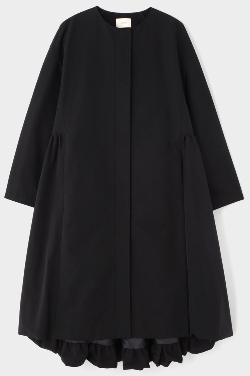 【ル フィル/LE PHIL】のN/Cクロスティアードコート 人気、トレンドファッション・服の通販 founy(ファニー) 　ファッション　Fashion　レディースファッション　Fashion for Women　アウター　Coat / Outerwear Collection　コート・ロングコート・ピーコート　Long Coats, Peacoats & More　ギャザー　Gathered, Ruffled　シンプル　Simple, Minimal　ドレス　Dress, One-Piece　バルーン　Balloon, Balloon Silhouette　ロング　Long, Long-Length　羽織　Haori, Light Jacket　 other-1|ID: prp329100004345119 ipo3291000000035493078