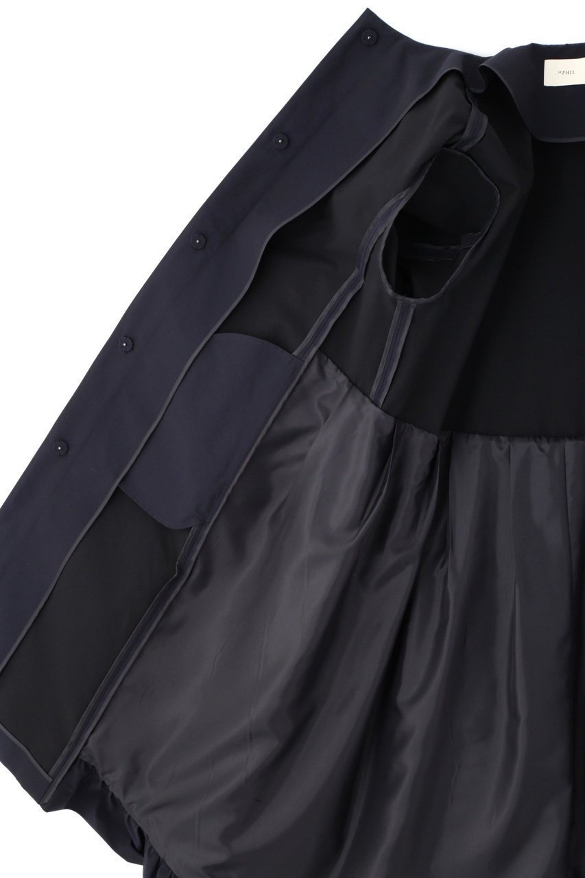 【ル フィル/LE PHIL】のN/Cクロスティアードコート 人気、トレンドファッション・服の通販 founy(ファニー) 　ファッション　Fashion　レディースファッション　Fashion for Women　アウター　Coat / Outerwear Collection　コート・ロングコート・ピーコート　Long Coats, Peacoats & More　ギャザー　Gathered, Ruffled　シンプル　Simple, Minimal　ドレス　Dress, One-Piece　バルーン　Balloon, Balloon Silhouette　ロング　Long, Long-Length　羽織　Haori, Light Jacket　other-2|ID: prp329100004345119 ipo3291000000036134264