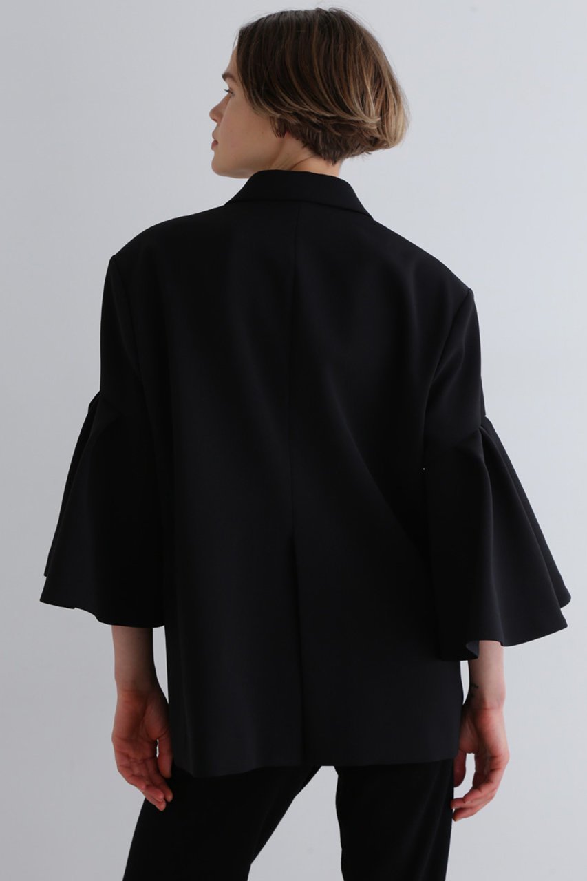 【ル フィル/LE PHIL】のコンフォートダブルクロスフレア袖ジャケット 人気、トレンドファッション・服の通販 founy(ファニー) 　ファッション　Fashion　レディースファッション　Fashion for Women　アウター　Coat / Outerwear Collection　レディースジャケット・軽アウター　Jackets　コンパクト　Compact, Small Size　ジャケット　Jacket, Outerwear　ダブル　Double, Double-Breasted　今季　This Season, Current Season　other-4|ID: prp329100004345120 ipo3291000000032921688