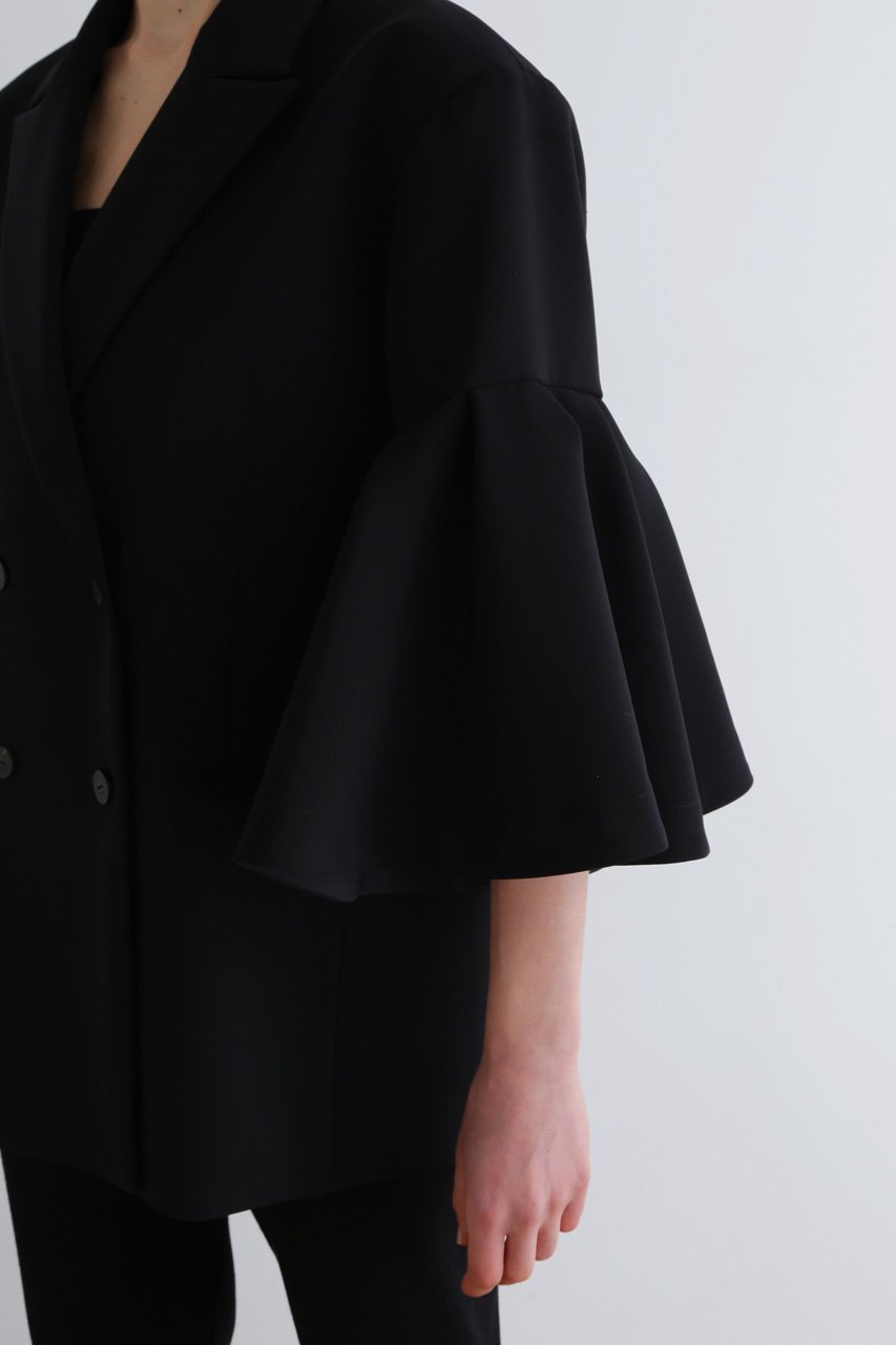 【ル フィル/LE PHIL】のコンフォートダブルクロスフレア袖ジャケット 人気、トレンドファッション・服の通販 founy(ファニー) 　ファッション　Fashion　レディースファッション　Fashion for Women　アウター　Coat / Outerwear Collection　レディースジャケット・軽アウター　Jackets　コンパクト　Compact, Small Size　ジャケット　Jacket, Outerwear　ダブル　Double, Double-Breasted　今季　This Season, Current Season　other-8|ID: prp329100004345120 ipo3291000000032921715