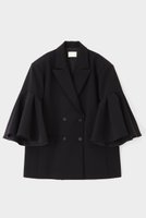 【ル フィル/LE PHIL】のコンフォートダブルクロスフレア袖ジャケット 人気、トレンドファッション・服の通販 founy(ファニー) ファッション Fashion レディースファッション Fashion for Women アウター Coat / Outerwear Collection レディースジャケット・軽アウター Jackets コンパクト Compact, Small Size ジャケット Jacket, Outerwear ダブル Double, Double-Breasted 今季 This Season, Current Season |ID:prp329100004345120