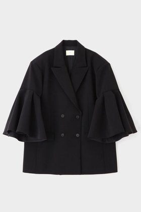 【ル フィル/LE PHIL】 コンフォートダブルクロスフレア袖ジャケット人気、トレンドファッション・服の通販 founy(ファニー) ファッション Fashion レディースファッション Fashion for Women アウター Coat / Outerwear Collection レディースジャケット・軽アウター Jackets コンパクト Compact, Small Size ジャケット Jacket, Outerwear ダブル Double, Double-Breasted 今季 This Season, Current Season |ID:prp329100004345120