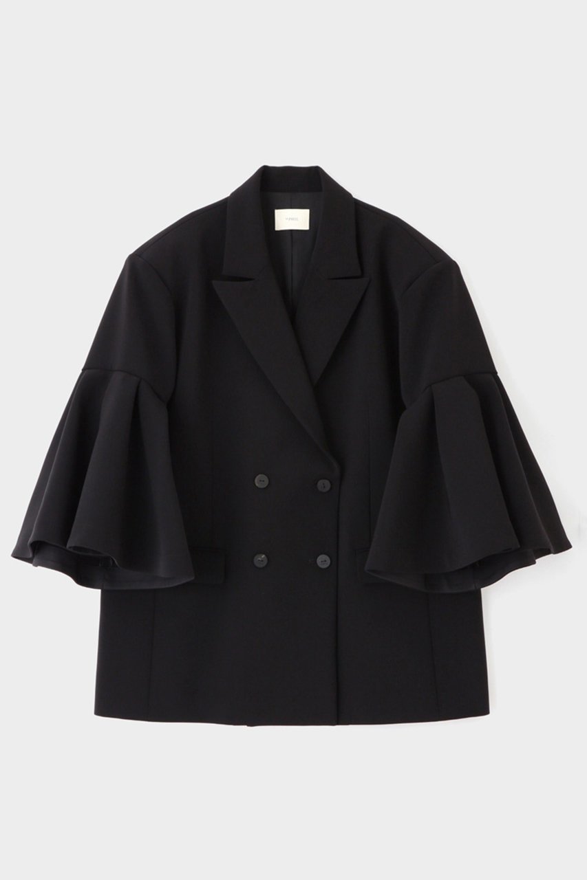 【ル フィル/LE PHIL】のコンフォートダブルクロスフレア袖ジャケット 人気、トレンドファッション・服の通販 founy(ファニー) 　ファッション　Fashion　レディースファッション　Fashion for Women　アウター　Coat / Outerwear Collection　レディースジャケット・軽アウター　Jackets　コンパクト　Compact, Small Size　ジャケット　Jacket, Outerwear　ダブル　Double, Double-Breasted　今季　This Season, Current Season　 other-1|ID: prp329100004345120 ipo3291000000036750725