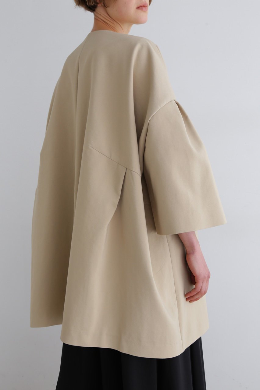 【ル フィル/LE PHIL】のT/Cトリプルクロスコート 人気、トレンドファッション・服の通販 founy(ファニー) 　ファッション　Fashion　レディースファッション　WOMEN　アウター　Coat Outerwear　コート　Coats　カッティング　Cutting　コンパクト　Compact　ショート　Short　スリーブ　Sleeve　トリプル　Triple　フォルム　Form　ミックス　Mix　ワイド　Wide　other-7|ID: prp329100004345123 ipo3291000000031353422
