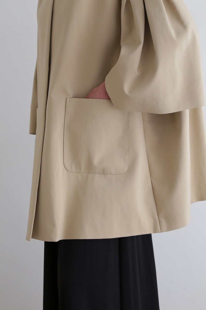 【ル フィル/LE PHIL】のT/Cトリプルクロスコート 人気、トレンドファッション・服の通販 founy(ファニー) 　ファッション　Fashion　レディースファッション　Fashion for Women　アウター　Coat / Outerwear Collection　コート・ロングコート・ピーコート　Long Coats, Peacoats & More　カッティング　Cutting Detail　コンパクト　Compact, Small Size　ショート　Short, Short Length　スリーブ　Sleeve, Long Sleeve / Short Sleeve　トリプル　Triple, Three Layers　フォルム　Silhouette, Form　ミックス　Mix, Mixed Style　ワイド　Wide, Wide Fit　other-6|ID: prp329100004345123 ipo3291000000032925291