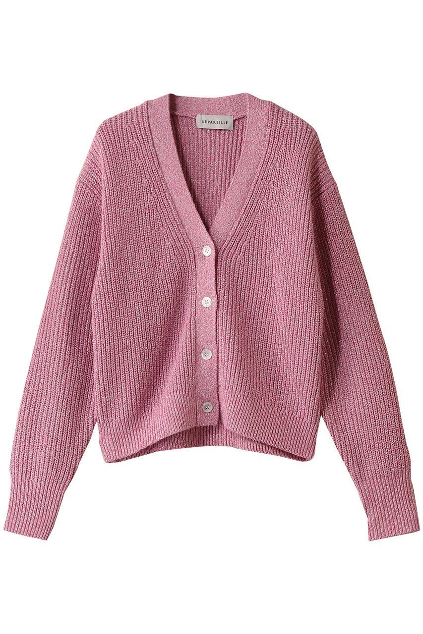 【デパリエ/DEPAREILLE】のミックスラメカーディガン 人気、トレンドファッション・服の通販 founy(ファニー) 　ファッション　Fashion　レディースファッション　Fashion for Women　トップス・カットソー　Cut & Sew Tops　ニット　Knit Tops & Sweaters　カーディガン・羽織り　Layered Style Cardigans　カーディガン　Cardigan, Knitwear　コンパクト　Compact, Small Size　スリーブ　Sleeve, Long Sleeve / Short Sleeve　ベーシック　Basic, Essential　ミックス　Mix, Mixed Style　ロング　Long, Long-Length　 other-1|ID: prp329100004345126 ipo3291000000032951783