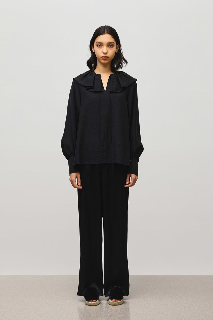 【デパリエ/DEPAREILLE】のサテンギャザーパンツ 人気、トレンドファッション・服の通販 founy(ファニー) 　ファッション　Fashion　レディースファッション　Fashion for Women　パンツ　Pants & Trousers　サテン　Satin, Glossy Fabric　ストレート　Straight, Straight Cut　ロング　Long, Long-Length　夏　Summer　春　Spring　S/S・春夏　SS, Spring/Summer, Warm Season　other-8|ID: prp329100004345130 ipo3291000000032940747