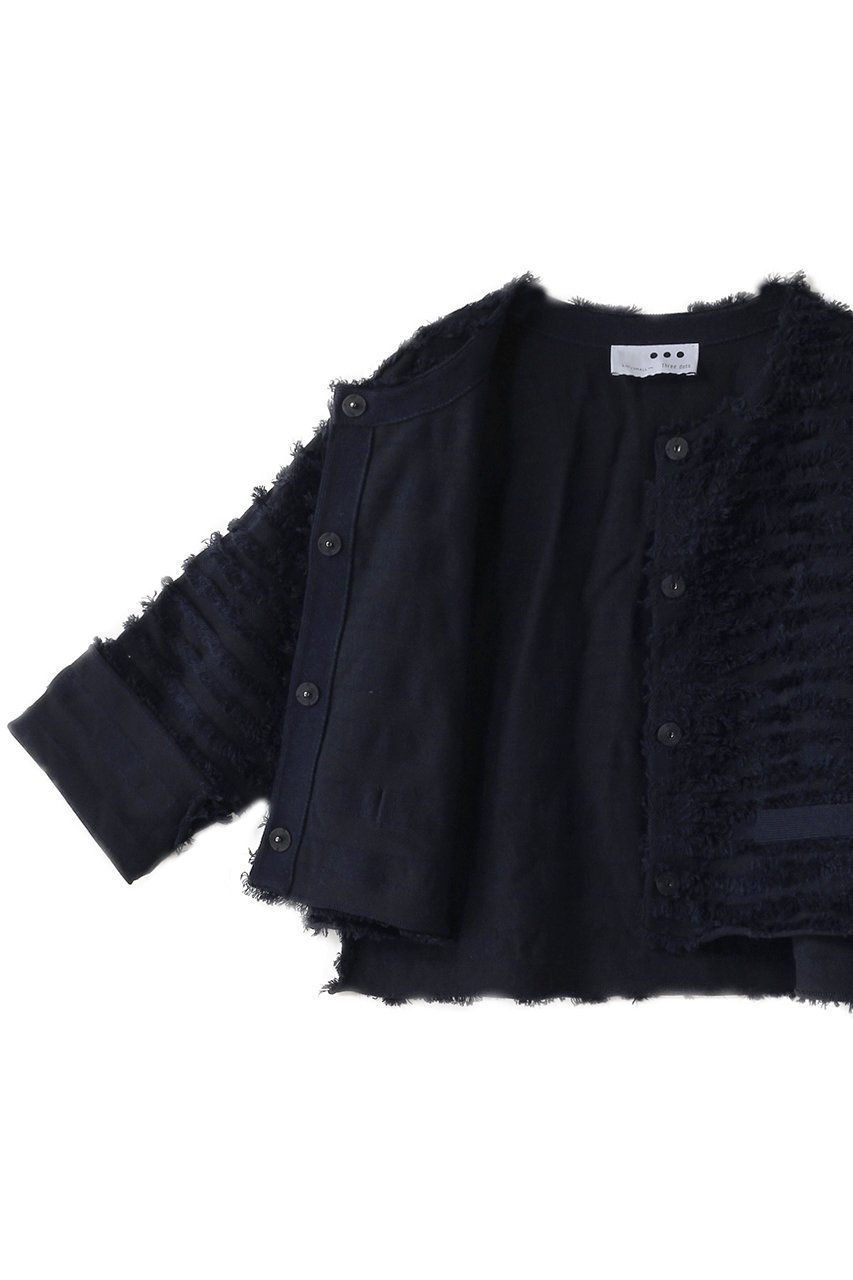 【スリー ドッツ/three dots】のフリンジセーター ジャケット 人気、トレンドファッション・服の通販 founy(ファニー) 　ファッション　Fashion　レディースファッション　WOMEN　アウター　Coat Outerwear　ジャケット　Jackets　おすすめ　Recommend　エレガント 上品　Elegant　ジャケット　Jacket　スリーブ　Sleeve　セットアップ　Set Up　フリンジ　Fringe　リュクス　Luxe　ロング　Long　other-6|ID: prp329100004345131 ipo3291000000031353519