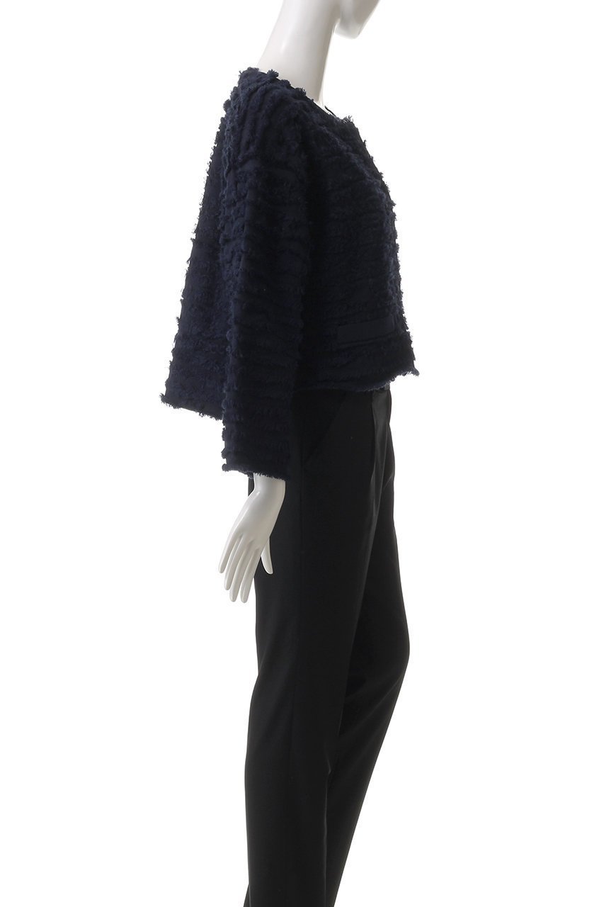 【スリー ドッツ/three dots】のフリンジセーター ジャケット 人気、トレンドファッション・服の通販 founy(ファニー) 　ファッション　Fashion　レディースファッション　Fashion for Women　アウター　Coat / Outerwear Collection　レディースジャケット・軽アウター　Jackets　おすすめ　Recommended / Our Picks　エレガント 上品　Elegant　ジャケット　Jacket, Outerwear　スリーブ　Sleeve, Long Sleeve / Short Sleeve　セットアップ　Set-Up, Coordinated Outfit　フリンジ　Fringe, Tassel　リュクス　Luxury, Elegant, High-End, Chic　ロング　Long, Long-Length　other-3|ID: prp329100004345131 ipo3291000000032918296