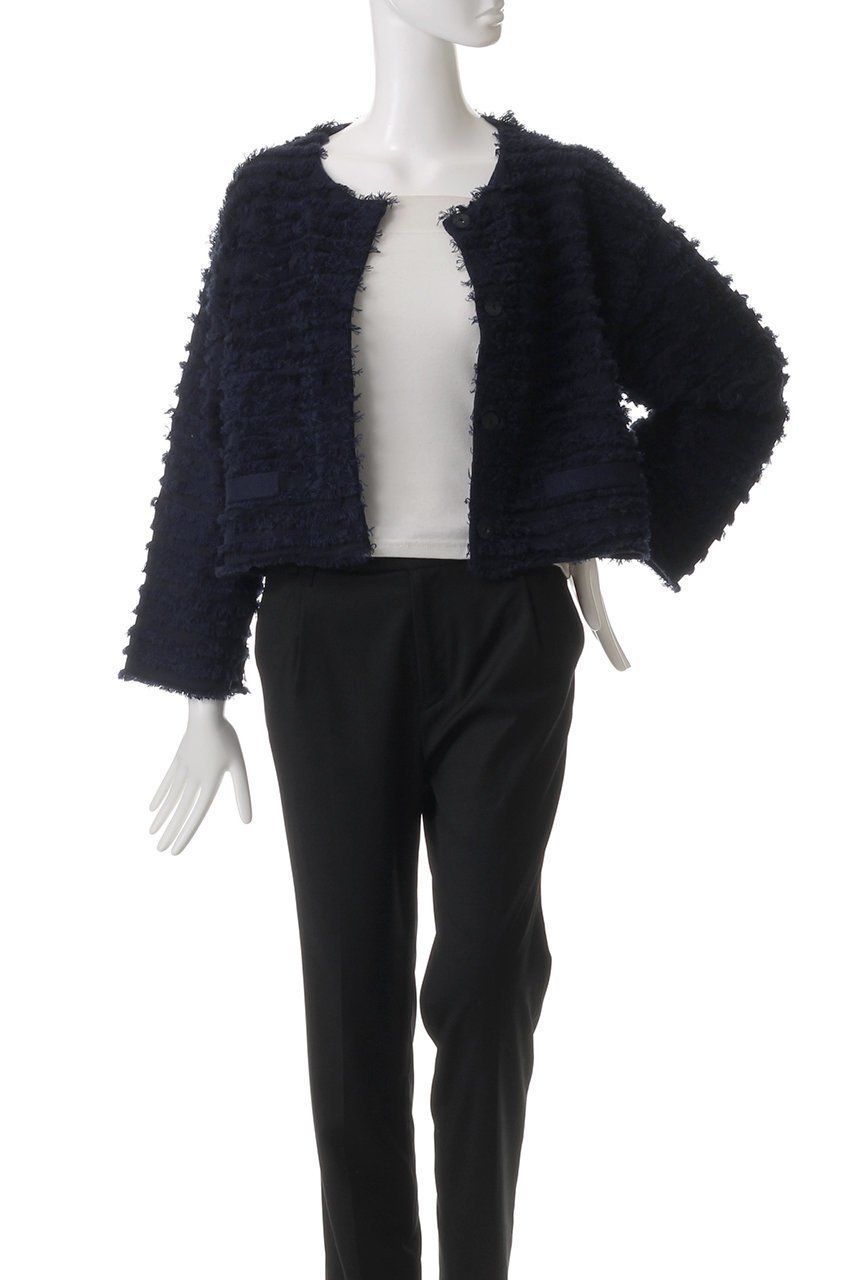 【スリー ドッツ/three dots】のフリンジセーター ジャケット 人気、トレンドファッション・服の通販 founy(ファニー) 　ファッション　Fashion　レディースファッション　Fashion for Women　アウター　Coat / Outerwear Collection　レディースジャケット・軽アウター　Jackets　おすすめ　Recommended / Our Picks　エレガント 上品　Elegant　ジャケット　Jacket, Outerwear　スリーブ　Sleeve, Long Sleeve / Short Sleeve　セットアップ　Set-Up, Coordinated Outfit　フリンジ　Fringe, Tassel　リュクス　Luxury, Elegant, High-End, Chic　ロング　Long, Long-Length　other-7|ID: prp329100004345131 ipo3291000000032918338