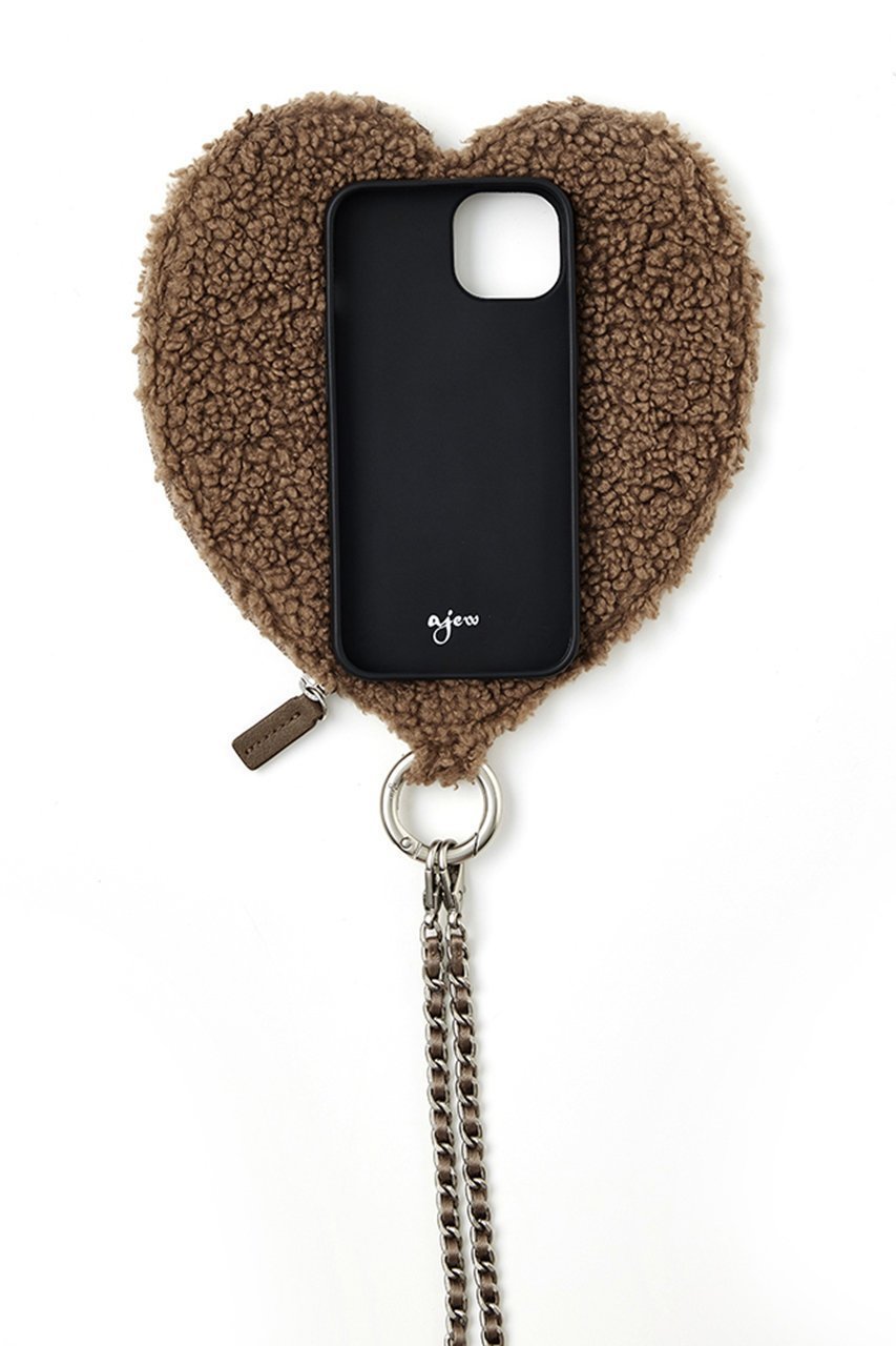 【エジュー/ajew】のiPhone16/16Pro ajew fluffy dress HEARTcase shoulder 人気、トレンドファッション・服の通販 founy(ファニー) 　ファッション　Fashion　レディースファッション　WOMEN　ワンピース　Dress　ドレス　Party Dresses　カメラ　Camera　コイン　Coin　シリコン　Silicon　ドッキング　Docking　手帳　Pocket Book　ポケット　Pocket　モコモコ　Fluffy　リップ　Lip　2024年　2024　スマホケース　Phone Case　iPhone アイフォーン　Iphone　2024-2025秋冬・A/W　Aw/Autumn/Winter/Fw/Fall/2024-2025　other-2|ID: prp329100004346197 ipo3291000000031352945