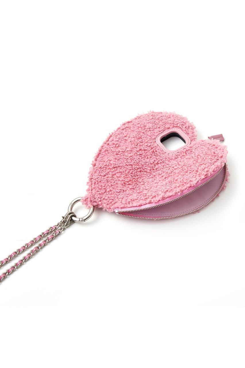 【エジュー/ajew】のiPhone16/16Pro ajew fluffy dress HEARTcase shoulder 人気、トレンドファッション・服の通販 founy(ファニー) 　ファッション　Fashion　レディースファッション　WOMEN　ワンピース　Dress　ドレス　Party Dresses　カメラ　Camera　コイン　Coin　シリコン　Silicon　ドッキング　Docking　手帳　Pocket Book　ポケット　Pocket　モコモコ　Fluffy　リップ　Lip　2024年　2024　スマホケース　Phone Case　iPhone アイフォーン　Iphone　2024-2025秋冬・A/W　Aw/Autumn/Winter/Fw/Fall/2024-2025　other-6|ID: prp329100004346197 ipo3291000000031352954