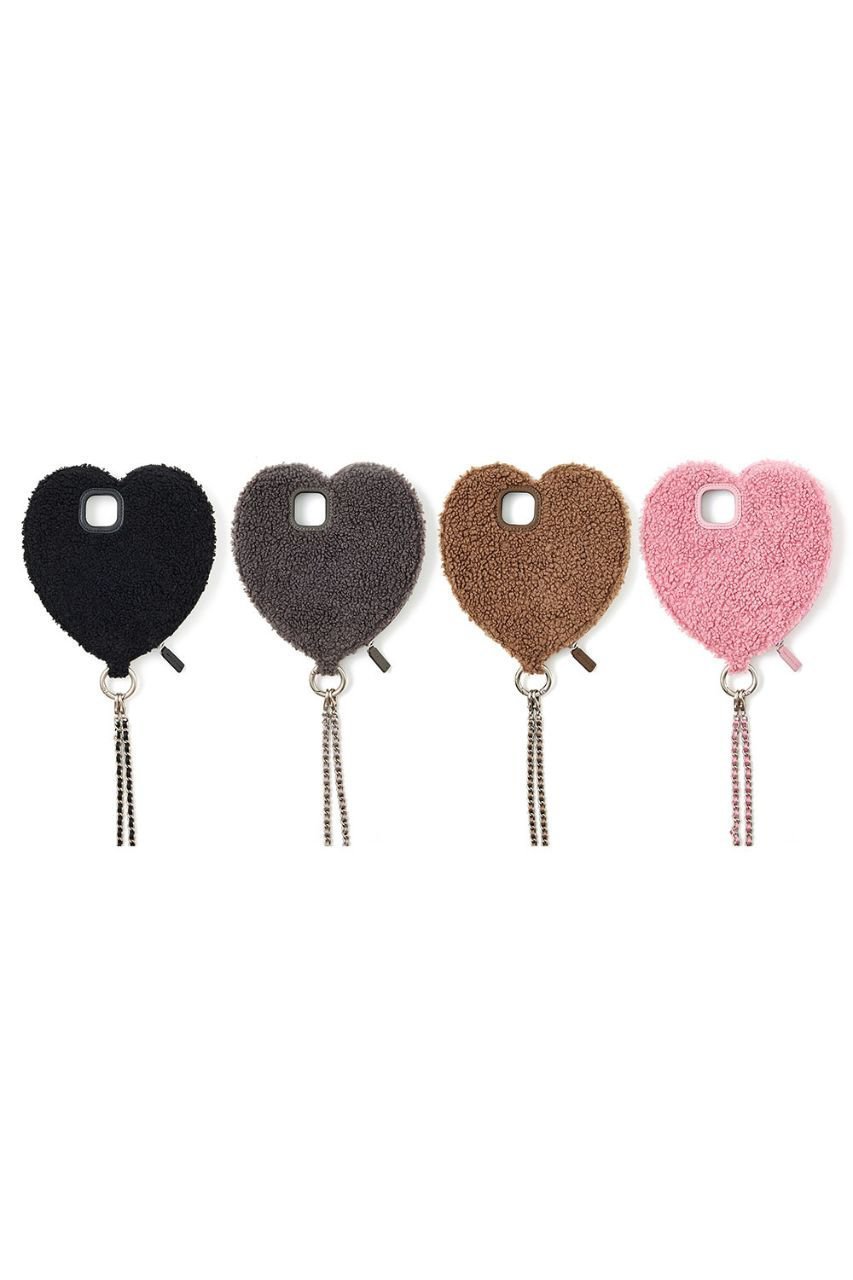 【エジュー/ajew】のiPhone16/16Pro ajew fluffy dress HEARTcase shoulder 人気、トレンドファッション・服の通販 founy(ファニー) 　ファッション　Fashion　レディースファッション　WOMEN　ワンピース　Dress　ドレス　Party Dresses　カメラ　Camera　コイン　Coin　シリコン　Silicon　ドッキング　Docking　手帳　Pocket Book　ポケット　Pocket　モコモコ　Fluffy　リップ　Lip　2024年　2024　スマホケース　Phone Case　iPhone アイフォーン　Iphone　2024-2025秋冬・A/W　Aw/Autumn/Winter/Fw/Fall/2024-2025　other-8|ID: prp329100004346197 ipo3291000000031352956