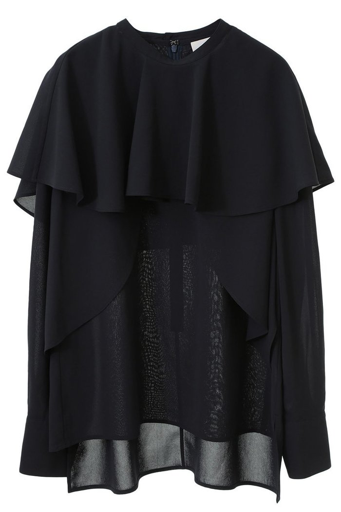 【マルティニーク/martinique】の【l heritage martinique】アルバトロスジョーゼットケープブラウス(取り外し可) インテリア・キッズ・メンズ・レディースファッション・服の通販 founy(ファニー) https://founy.com/ ファッション Fashion レディースファッション Fashion for Women トップス・カットソー Cut & Sew Tops シャツ・ブラウス・オフィスカジュアル Elegant Blouses & Button-Ups エレガント 上品 Elegant ヴィンテージ Vintage Style クラシック Classic, Timeless Style ジョーゼット Georgette, Semi-Sheer Fabric スタンダード Standard, Basic スリーブ Sleeve, Long Sleeve / Short Sleeve バランス Balance, Style Balance フィット Fit, Slim Fit ラッフル Ruffle, Frill ロング Long, Long-Length おすすめ Recommended / Our Picks |ID: prp329100004346203 ipo3291000000035041730